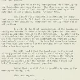 Letter: 1925 November 28