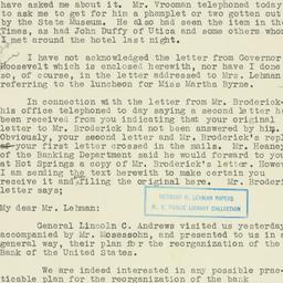 Letter: 1931 July 21