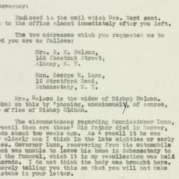 Letter: 1931 May 5