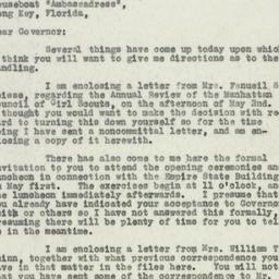 Letter: 1931 April 16