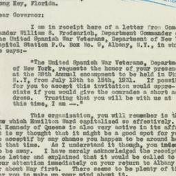 Letter: 1931 April 21