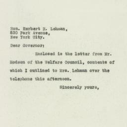 Letter: 1930 April 14