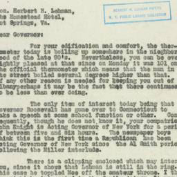 Letter: 1930 July 25