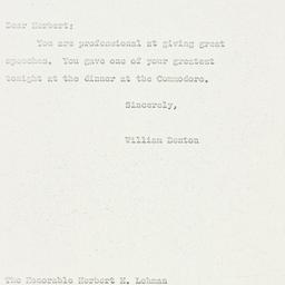 Letter: 1960 October 19