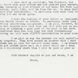 Letter: 1963 March 19