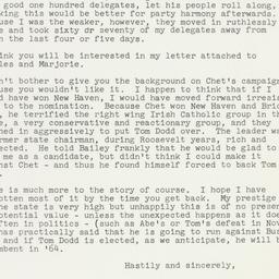 Letter: 1958 July 1