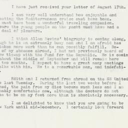 Letter: 1959 August 27
