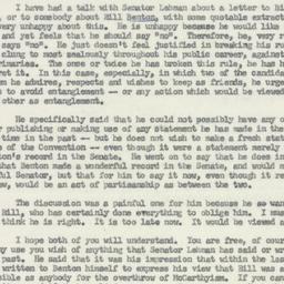 Letter: 1958 June 18
