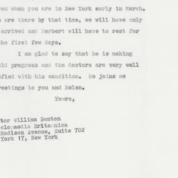 Letter: 1963 February 21