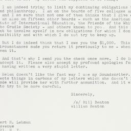 Letter: 1962 May 28
