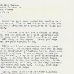 Letter: 1958 November 26