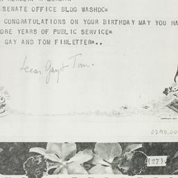 Telegram: 1953 March 28