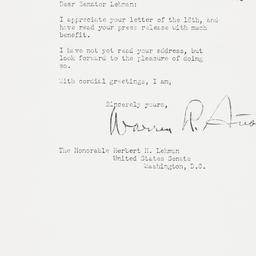Letter: 1950 December 20