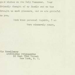 Letter: 1948 May 3