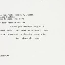 Letter: 1947 October 13