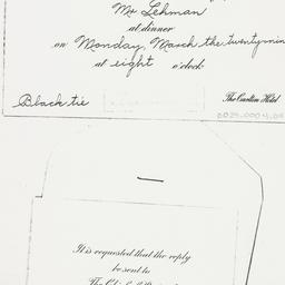 Invitation: n.d.
