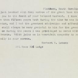 Telegram: 1954 September 1