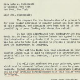 Letter: 1952 August 22