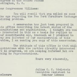 Letter: 1951 February 28