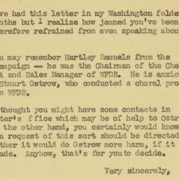Letter: 1952 July 1