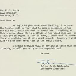 Letter: 1953 June 16