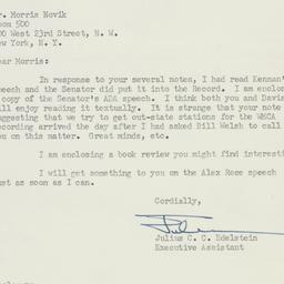 Letter: 1953 June 3