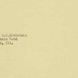 Letter: 1952 July 16