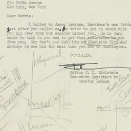 Letter: 1952 April 24