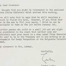 Letter: 1949 December 5
