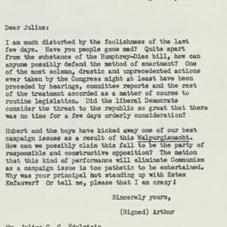 Letter: 1954 August 19