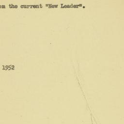 Note: 1952 June 10