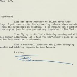 Letter: 1949 December 23