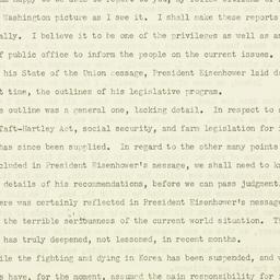 Press Release: 1954 January 17