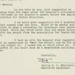 Letter: 1953 December 15