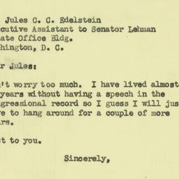 Letter: 1953 September 9