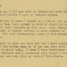 Letter: 1954 July 12