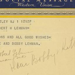 Letter: 1935 January 1