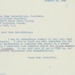 Letter: 1937 January 16