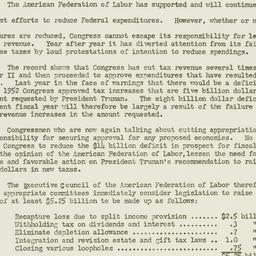 Press Release: 1952 February 8