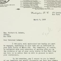 Letter: 1936 March 6