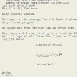 Letter: 1958 May 12