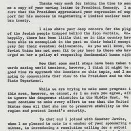 Letter: 1963 August 26