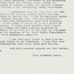 Letter: 1960 April 20