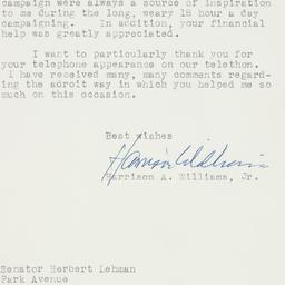 Letter: 1958 November 10