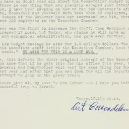 Letter: 1959 February 2