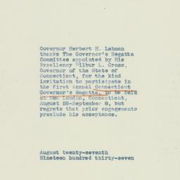 Letter: 1937 August 27