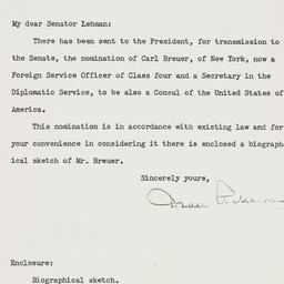 Letter: 1950 May 3