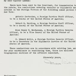 Letter: 1950 January 13