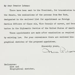 Letter: 1950 May 5