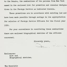 Letter: 1950 April 5
